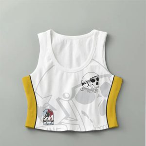 Team Version - White - Cropped Tank