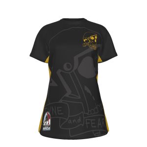 Team Version - Black - Curved T-Shirt