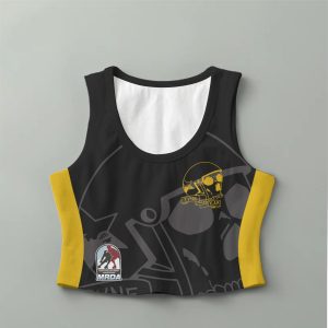 Team Version - Black - Cropped Tank
